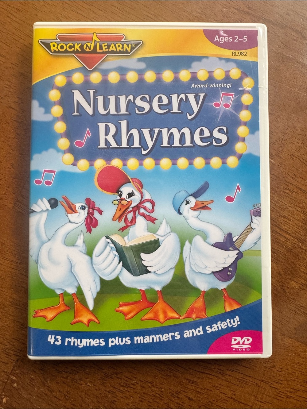 Rock N Learn Nursery Rhymes Children DVD